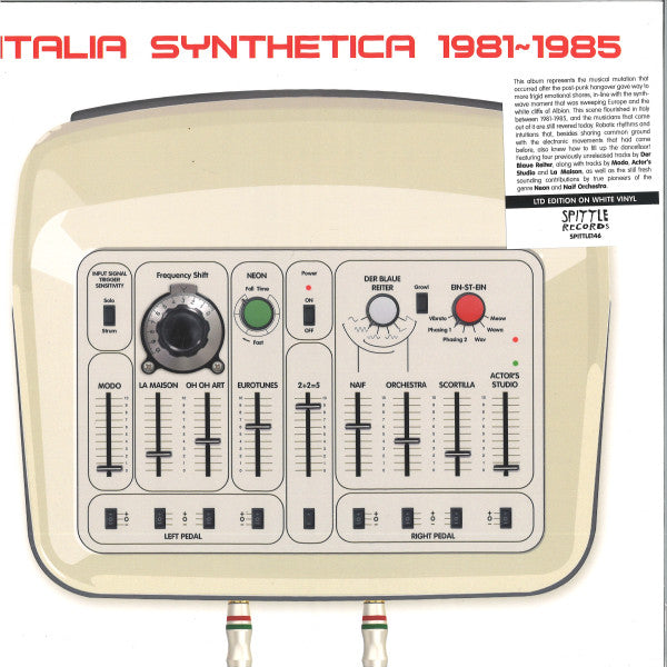 Various Artists - Italia Synthetica LP