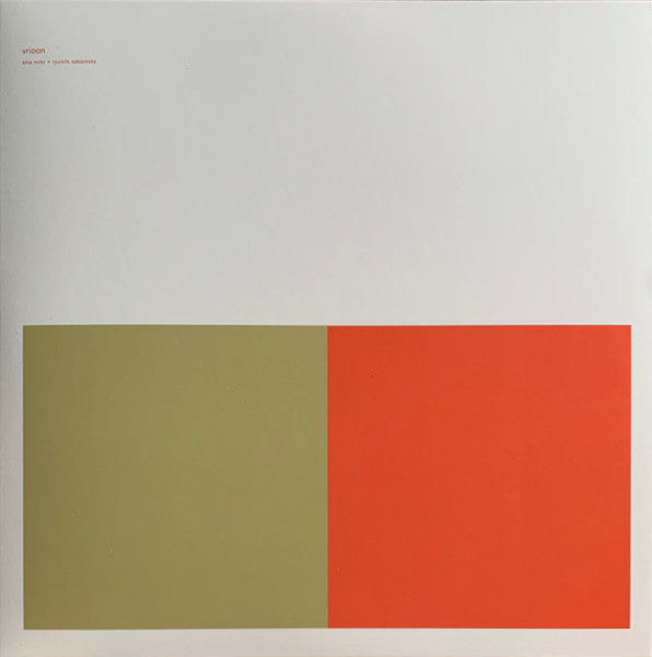 Ryuichi Sakamoto & Alva Noto - Vrioon 2LP