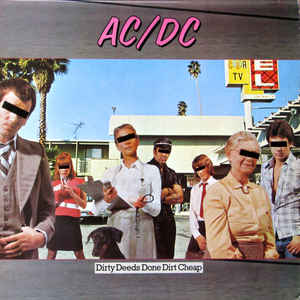 AC/DC - Dirty Deeds Done Dirt Cheap LP