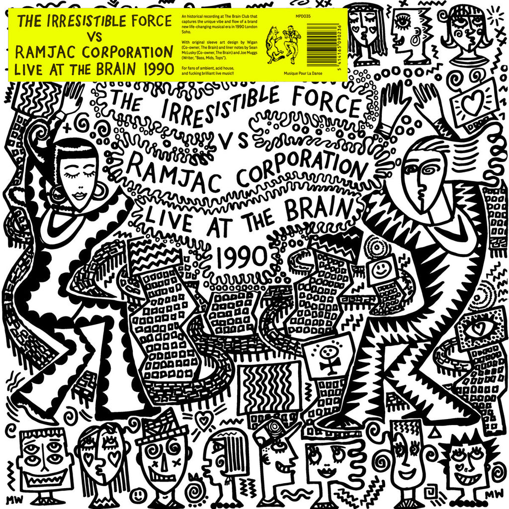The Irresistible Force Vs Ramjac Corporation - Live at The Brain 1990 LP