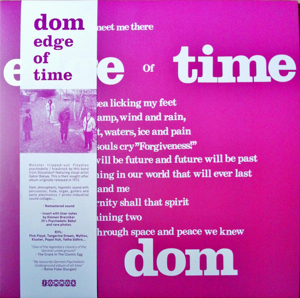 Dom - Edge of Time LP