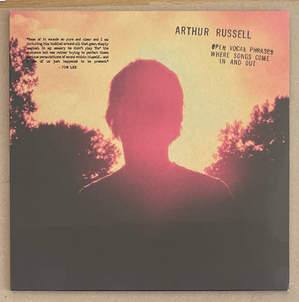 Arthur Russell - Open Vocal Phrases Where Songs Come In And Out 2LP