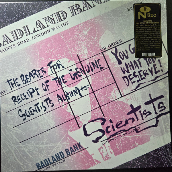 The Scientists - You Get What You Deserve LP