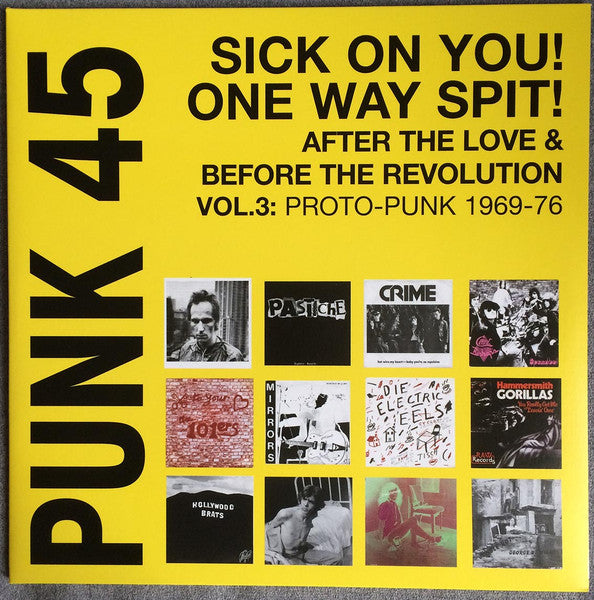 Various - Punk 45: Sick On You! One Way Spit! 2LP