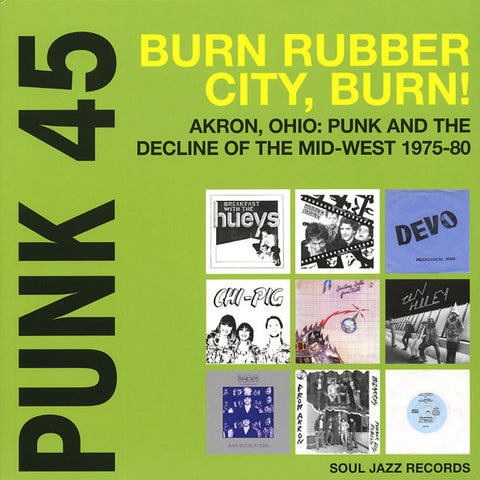 Various - Punk 45: Burn Rubber City, Burn! 2LP