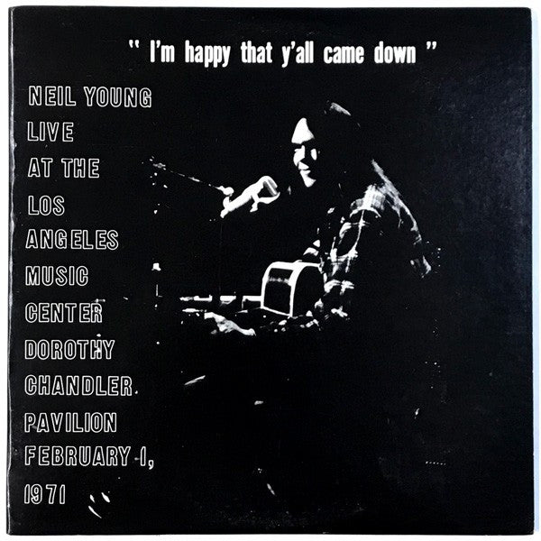 Neil Young - Dorothy Chandler Pavilion, 1971