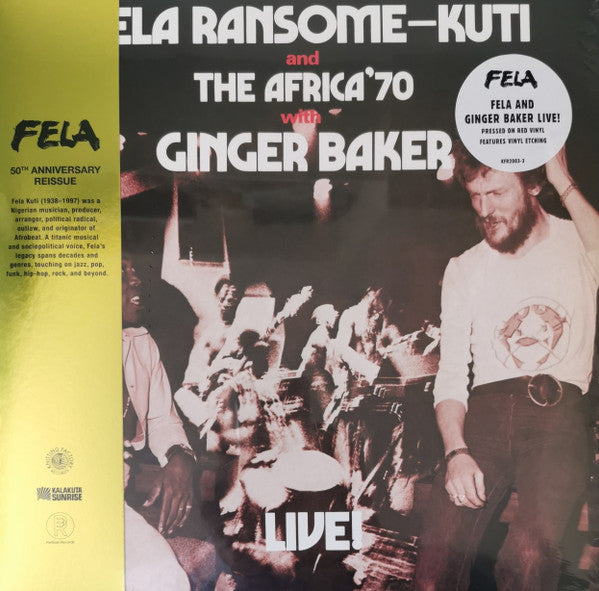 Fela Kuti with Ginger Baker - Live! 2LP