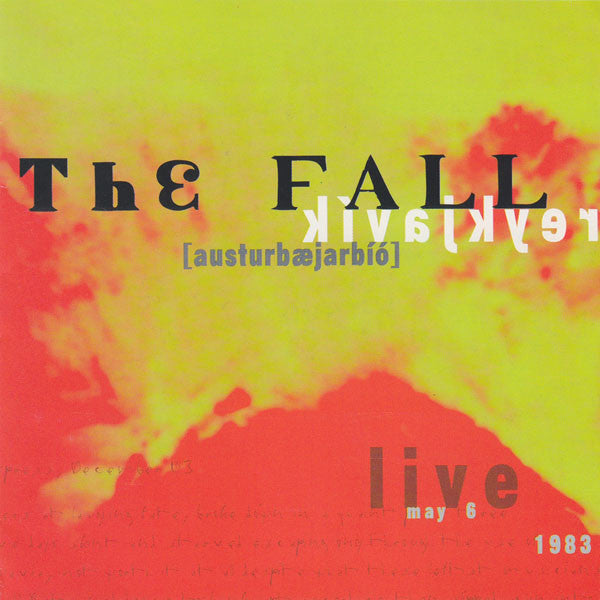 The Fall - Austurbaejarbio Reykavik Live 1983 2LP RECORD STORE DAY 2020 RELEASE