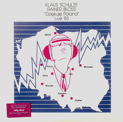 Klaus Schulze and Rainer Bloss - Dziekuje Poland Live '83 2LP