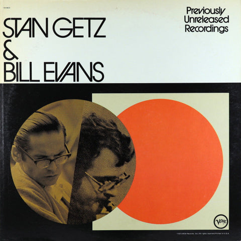 Stan Getz & Bill Evans - Previously Unissued Recordings LP