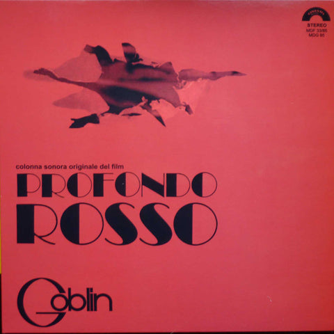 Goblin - Profondo Rosso soundtrack LP